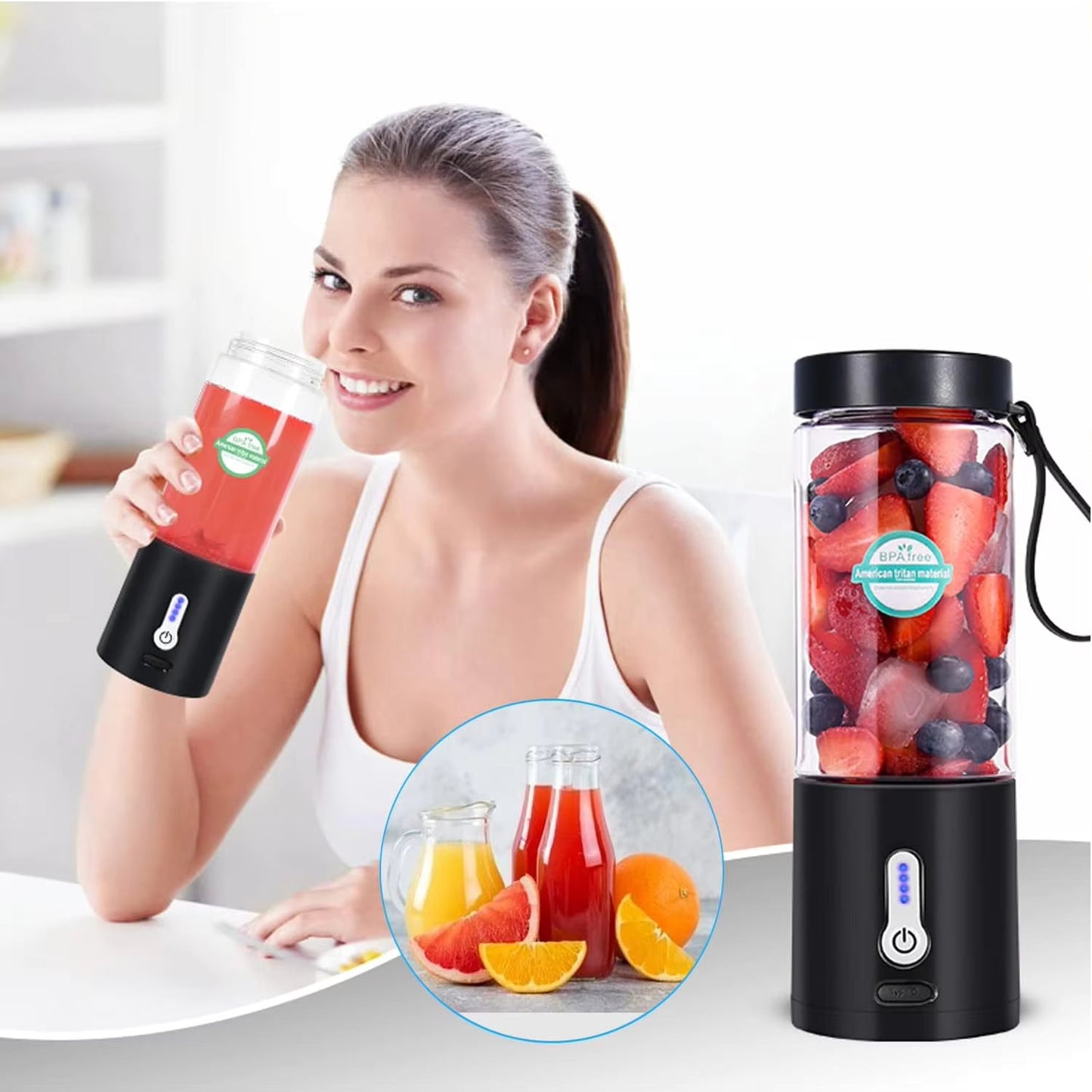 Portable Mini Blender Juicer
